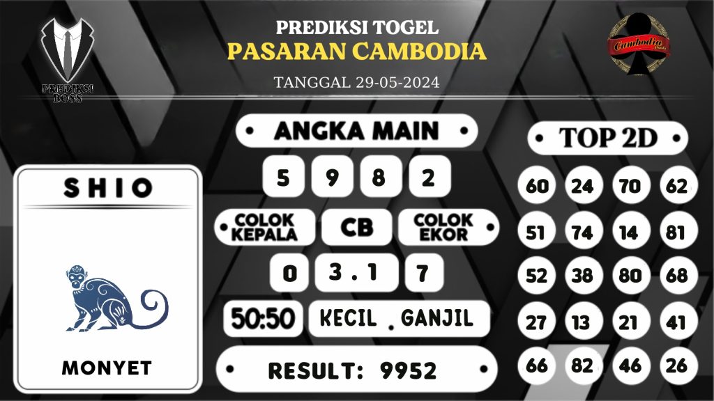 https://prediksibossbg.com/prediksi-boss-togel-cambodia-rabu-29-mei-2024/