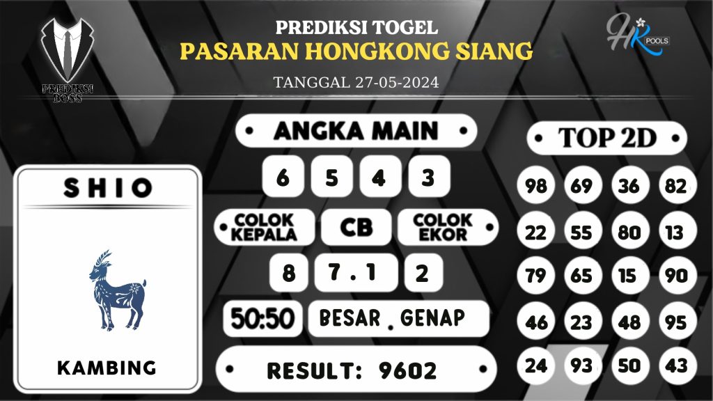 https://prediksibossbg.com/prediksi-boss-togel-hk-siang-senin-27-mei-2024/