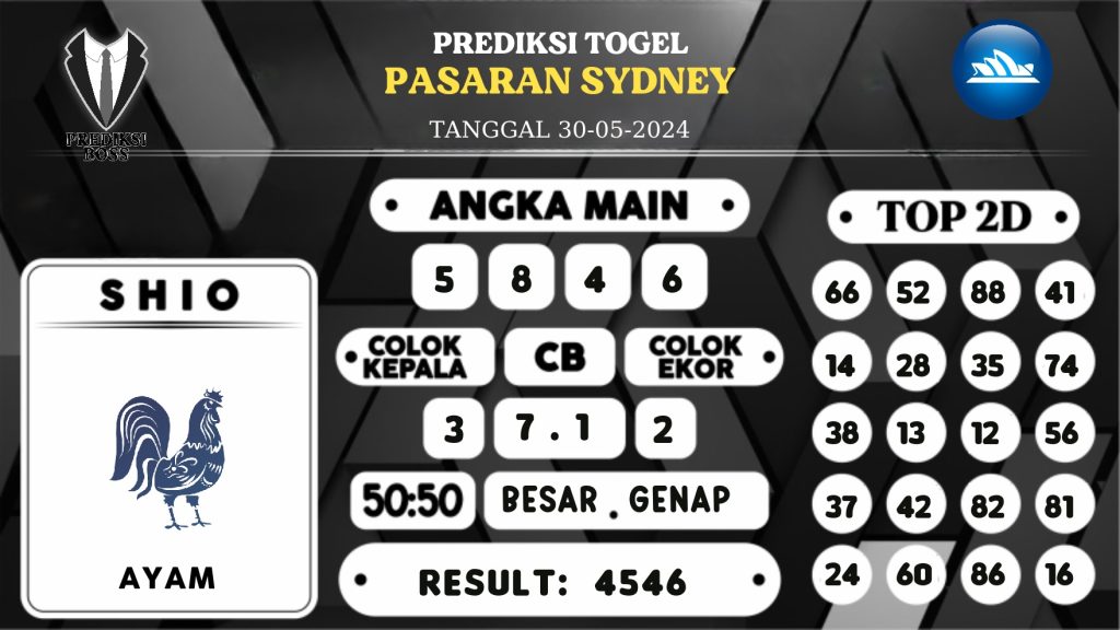 https://prediksibossbg.com/prediksi-boss-togel-sidney-kamis-30-mei-2024/