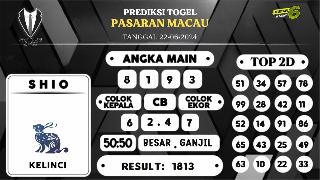 https://prediksibossbg.com/prediksi-boss-togel-macau-sabtu-22-juni-2024/