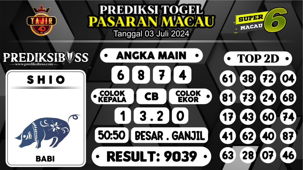 https://prediksibossbg.com/prediksi-boss-togel-macau-rabu-03-juli-2024/