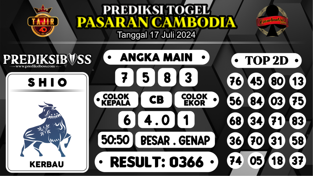 https://prediksibossbg.com/prediksi-boss-togel-cambodia-rabu-17-juli-2024/