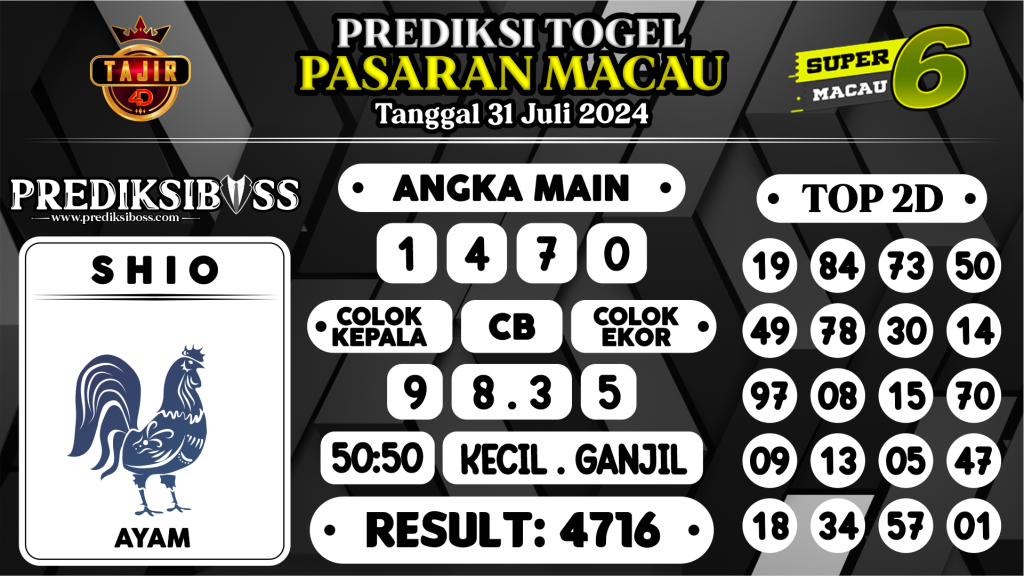 https://prediksibossbg.com/prediksi-boss-togel-macau-rabu-31-juli-2024/