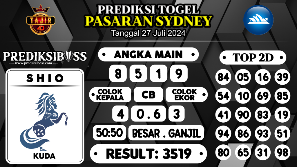 https://prediksibossbg.com/prediksi-boss-togel-sidney-sabtu-27-juli-2024/