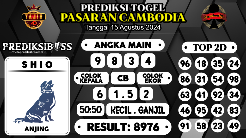 https://prediksibossbg.com/prediksi-boss-togel-cambodia-kamis-15-agustus-2024/