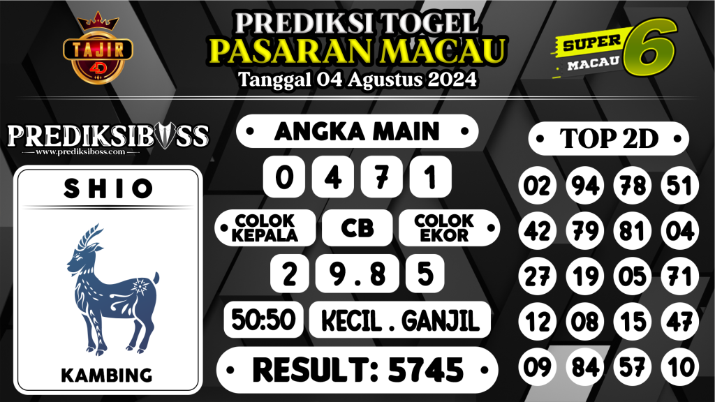 https://prediksibossbg.com/prediksi-boss-togel-macau-minggu-04-agustus-2024/