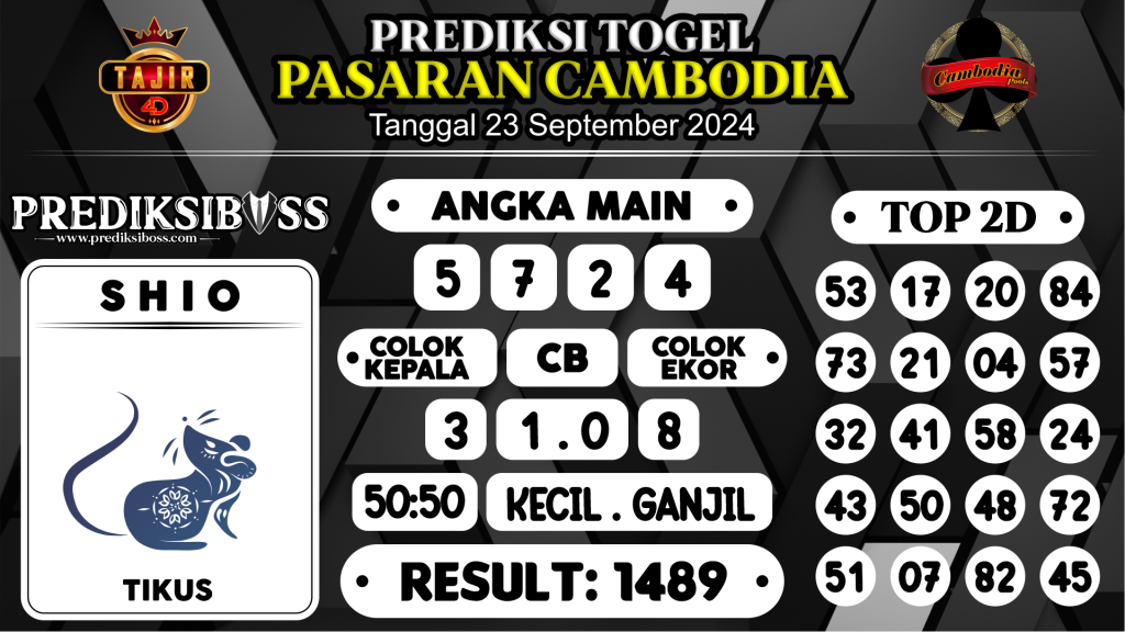 https://prediksibossbg.com/prediksi-boss-togel-cambodia-senin-23-september-2024/