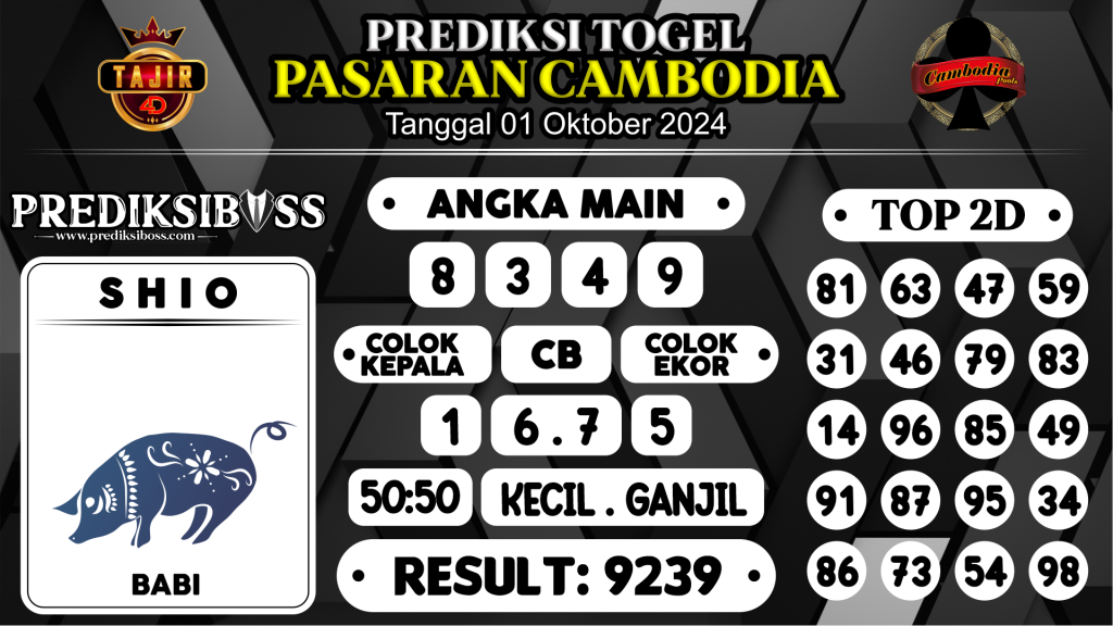 https://prediksibossbg.com/prediksi-boss-togel-cambodia-selasa-01-oktober-2024/