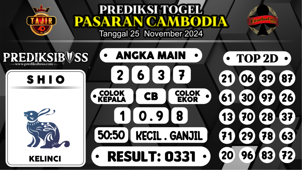 https://prediksibossbg.com/prediksi-boss-togel-cambodia-senin-25-november-2024/