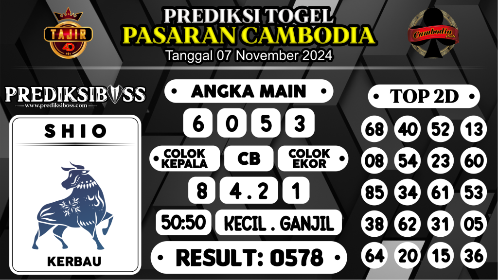 https://prediksibossbg.com/prediksi-boss-togel-cambodia-kamis-07-november-2024/