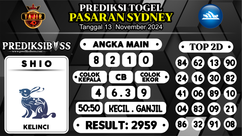 https://prediksibossbg.com/prediksi-boss-togel-sidney-rabu-13-november-2024/